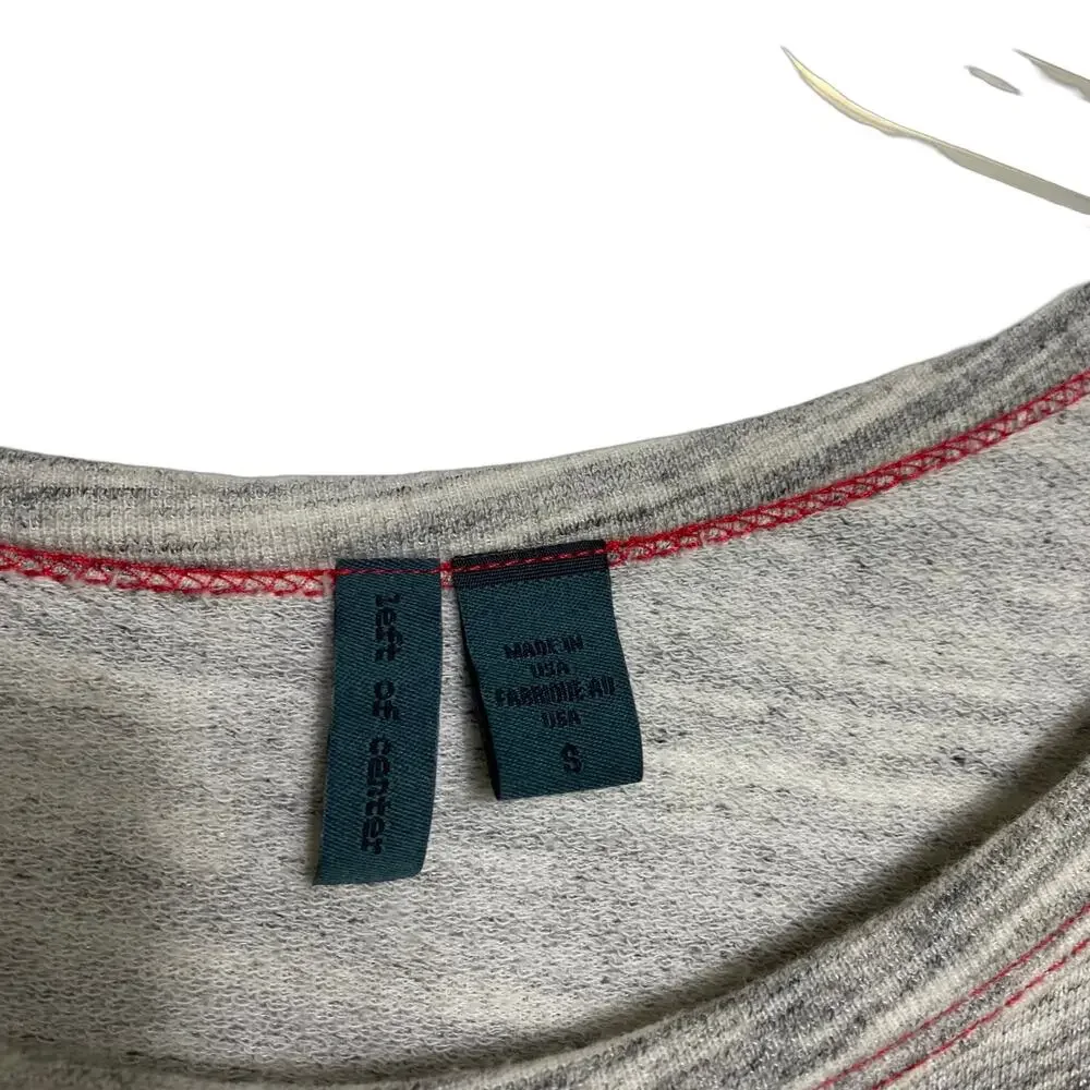 Anthropologie Left of Center Gray Marled Sweatshirt Dress S‎ (2615)